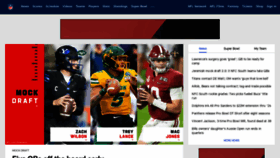 What Nfl.com website looked like in 2021 (3 years ago)