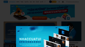 What Nhaccuatui.com website looked like in 2021 (3 years ago)