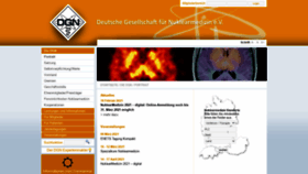What Nuklearmedizin.de website looked like in 2021 (3 years ago)