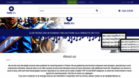 What Nuty.eu website looked like in 2021 (3 years ago)