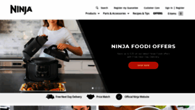 What Ninjakitchen.co.uk website looked like in 2021 (3 years ago)