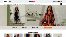 What Newchic.com website looked like in 2021 (3 years ago)