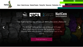 What Natsal.ac.uk website looked like in 2021 (3 years ago)