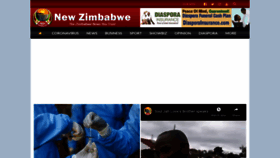 What Newzimbabwe.com website looked like in 2021 (3 years ago)