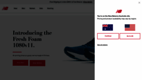 What Newbalance.com.au website looked like in 2021 (3 years ago)