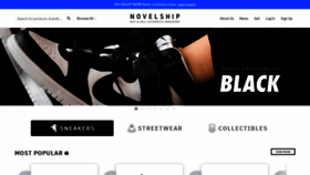 What Novelship.com website looked like in 2021 (3 years ago)