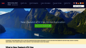 What New-zealand-visa.co.nz website looked like in 2021 (3 years ago)