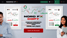 What Nordfx.com website looked like in 2021 (3 years ago)