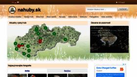 What Nahuby.sk website looked like in 2021 (3 years ago)