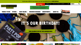 What Newseasonsmarket.com website looked like in 2021 (3 years ago)