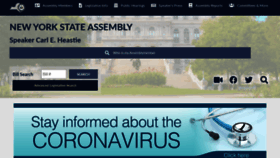What Nyassembly.gov website looked like in 2021 (3 years ago)