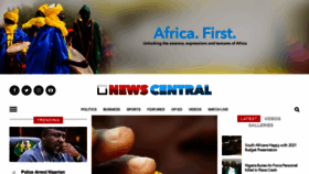 What Newscentral.africa website looked like in 2021 (3 years ago)