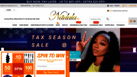 What Nadula.com website looked like in 2021 (3 years ago)