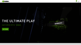 What Nvidia.in website looked like in 2021 (3 years ago)