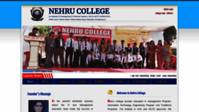 What Nehrucollegeedu.com website looked like in 2021 (3 years ago)