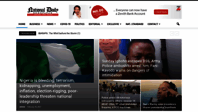 What Nationaldailyng.com website looked like in 2021 (3 years ago)