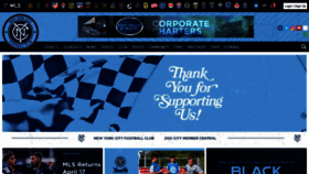 What Nycfc.com website looked like in 2021 (3 years ago)