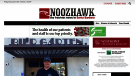 What Noozhawk.com website looked like in 2021 (3 years ago)
