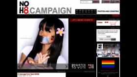 What Noh8campaign.com website looked like in 2021 (3 years ago)