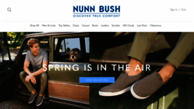 What Nunnbush.com website looked like in 2021 (3 years ago)