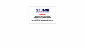 What Nextplans.com website looked like in 2021 (3 years ago)