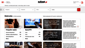 What Nokaut.pl website looked like in 2021 (3 years ago)