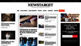 What Newstarget.com website looked like in 2021 (3 years ago)