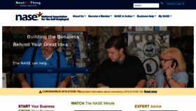 What Nase.org website looked like in 2021 (4 years ago)