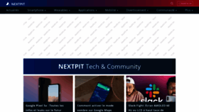 What Nextpit.fr website looked like in 2021 (3 years ago)