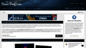 What Nano-reef.com website looked like in 2021 (3 years ago)