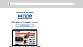 What Ninemsn.com.au website looked like in 2021 (3 years ago)