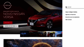 What Nissan.com.br website looked like in 2021 (3 years ago)