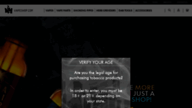 What Nyvapeshop.com website looked like in 2021 (3 years ago)