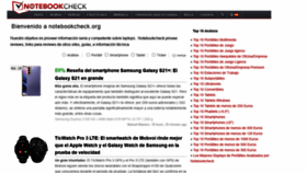 What Notebookcheck.org website looked like in 2021 (3 years ago)