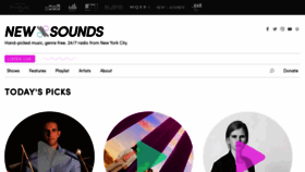 What Newsounds.org website looked like in 2021 (3 years ago)