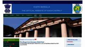 What Nadia.gov.in website looked like in 2021 (3 years ago)
