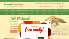 What Naturalcandystore.com website looked like in 2021 (3 years ago)