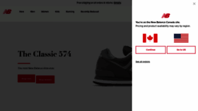 What Newbalance.ca website looked like in 2021 (3 years ago)