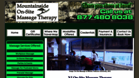 What Njmassages.com website looked like in 2021 (3 years ago)
