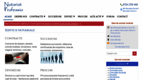What Notariat-tineretului.net website looked like in 2021 (3 years ago)
