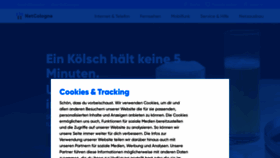 What Netcologne.de website looked like in 2021 (3 years ago)
