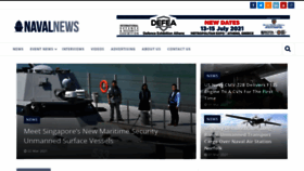 What Navalnews.com website looked like in 2021 (3 years ago)