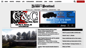 What Newsandsentinel.com website looked like in 2021 (3 years ago)
