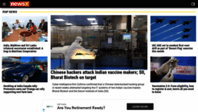 What Newsx.com website looked like in 2021 (3 years ago)