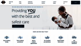 What Netcare.co.za website looked like in 2021 (3 years ago)