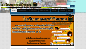 What Nakhamwit.ac.th website looked like in 2021 (3 years ago)