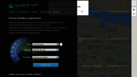 What Najbrzi.net website looked like in 2021 (3 years ago)
