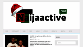 What Naijaactive.com website looked like in 2021 (3 years ago)