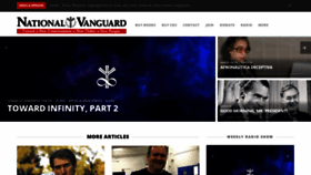 What Nationalvanguard.org website looked like in 2021 (3 years ago)
