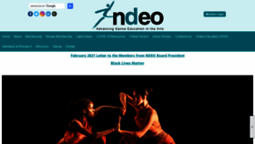What Ndeo.org website looked like in 2021 (3 years ago)